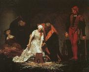 Paul Delaroche The Execution of Lady Jane Grey Norge oil painting reproduction